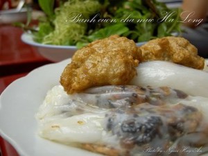bánh cuốn chả mực