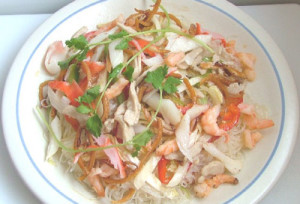 Mực khô xào bắp cải rất ngon