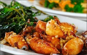 Mực sữa chiên nước mắm rất ngon
