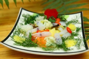 Món mực xào dứa rất ngon