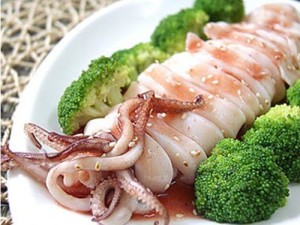 Món mực xốt vừng trắng rất ngon