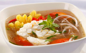 Mực nấu canh chua