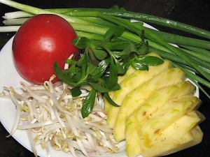 Nguyên liệu nấu canh chua