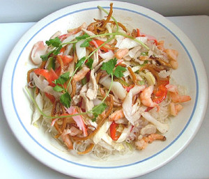 Miến xào mực một nắng