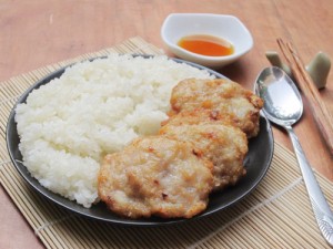 Xôi chả mực thơm ngon độc đáo